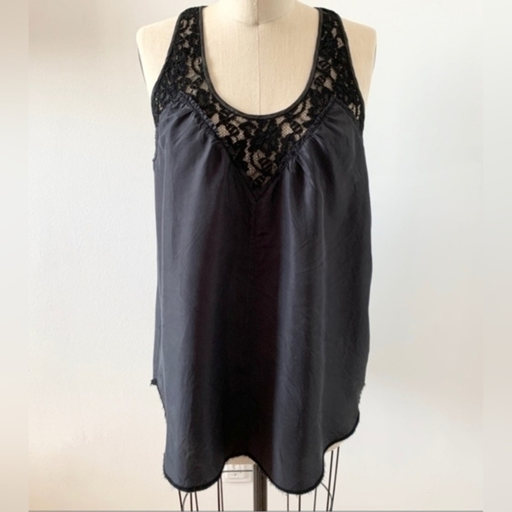 Wilfred Black Silk Sleeveless Top